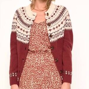 NEW DRA LOS ANGELES sunny cardigan in red